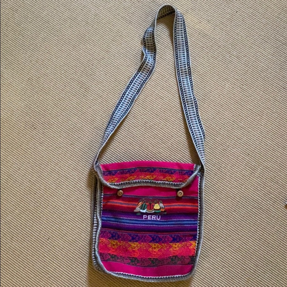 Cute blanket woven satchel